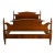 Berkey & Gay Antique Early American Carved Mahogany Full Size Bed, Circa 1920s For Sale