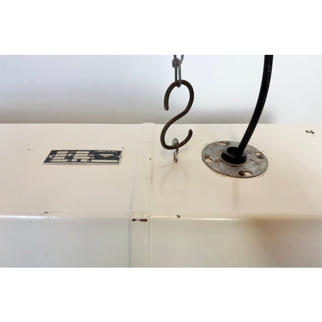 Vintage Industrial Hanging Tube Light from Famor, 1970s For Sale - Image 9 of 18