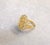 Bochic Capri Vintage Lemon Topaz & Sapphire Ring, 18K Gold & Silver For Sale - Image 4 of 10