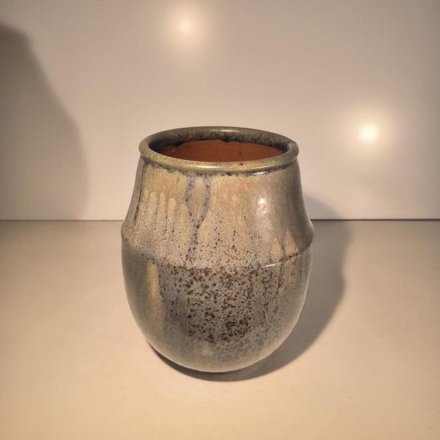 Vintage Art Deco Vase in Stoneware by Cris Agterberg & Roger Guerin, 1925 For Sale - Image 6 of 18