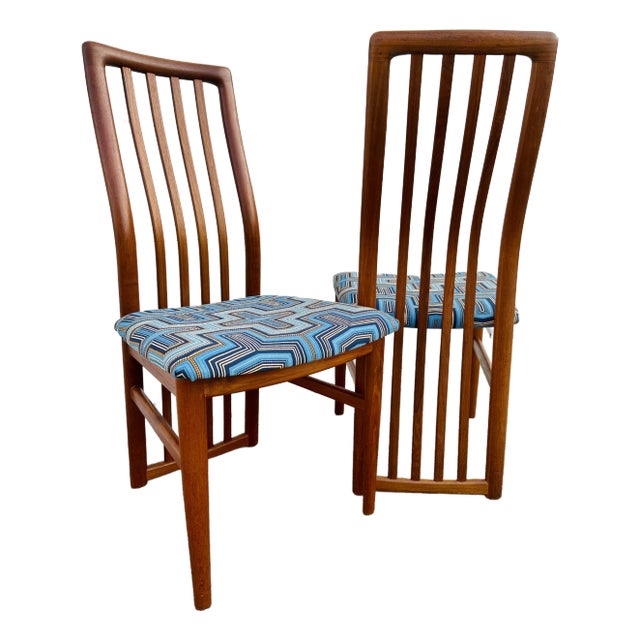 Kai Kristiansen Chairs- Pair For Sale