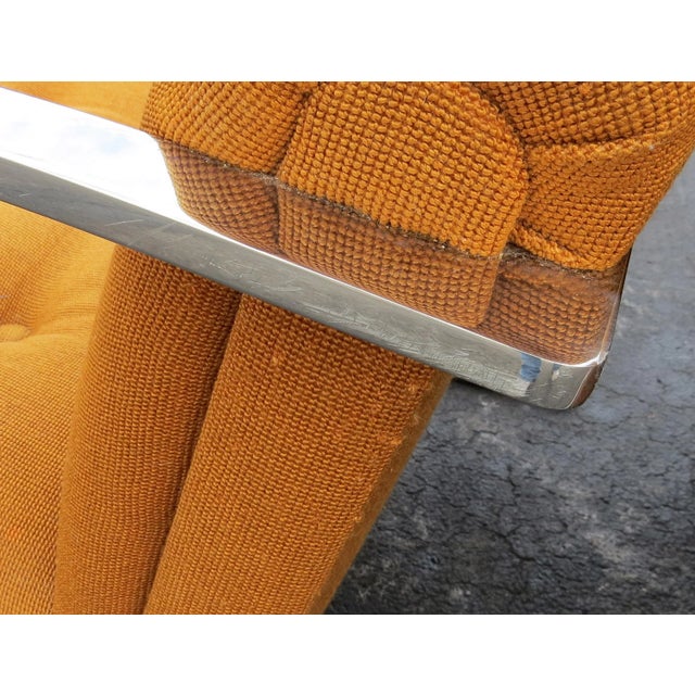 Vintage Brueton Arc Cantilever Lounge Chairs by Charles Gibilterra - a Pair For Sale - Image 11 of 12