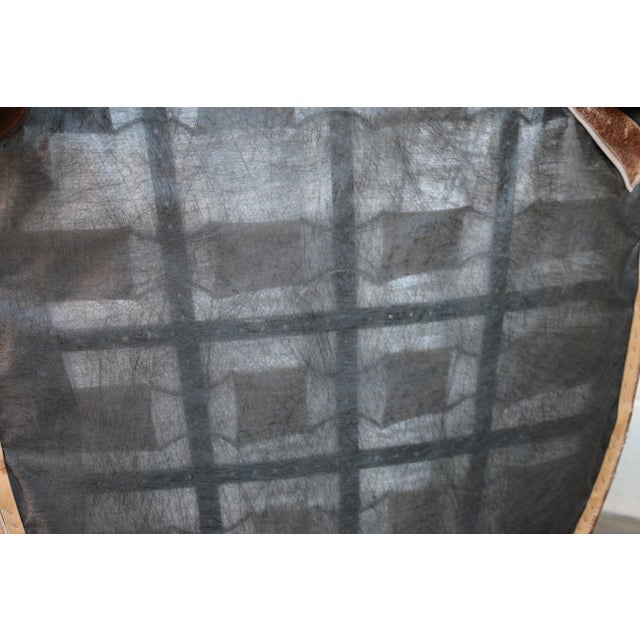 Pair of Vintage 1980s Distressed Brown Leather Tufted Library Armchairs For Sale - Image 18 of 18