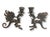 Because every dinner table deserves a touch of drama—and possibly a mythical creature or two. This pair of midcentury cast...