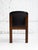 Black Set of 4 Mid-Century Leather and Walnut Dining Chairs, Silvio Coppola for Bernini For Sale - Image 8 of 18