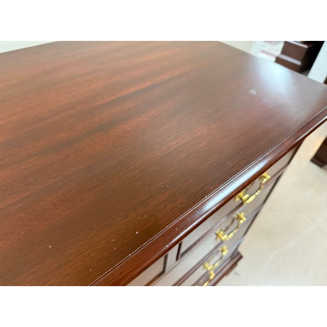 1990s Henkel Harris Mahogany Dresser Model No. 166 For Sale - Image 11 of 16