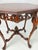 Rococo Revival Carved Walnut & Burl Octagonal Accent Table For Sale - Image 6 of 16