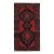 Rug & Kilim’s Baluch Tribal Runner Rug With Red and Navy Blue Diamond Medallions For Sale