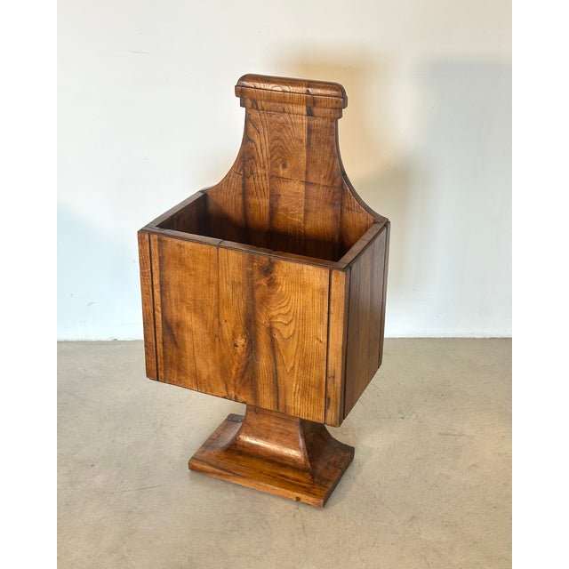 Brown Rustic Oak Planters, 1960s, Set of 2 For Sale - Image 8 of 14