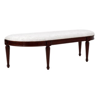 Henkel Harris Mahogany Long Window or Bed Bench For Sale