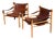 Vintage Scirocco Safari Chairs by Arne Norell, 1960s, Set of 2 For Sale