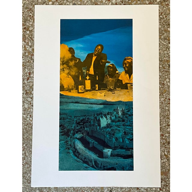 Surrealism Late 20th Century Vintage Boho Original Surrealist Collage For Sale - Image 3 of 5