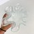 Transparent Vintage Muurla Finland Ruffled Folded Handkerchief Vase Clear Blown Art Glass For Sale - Image 8 of 10