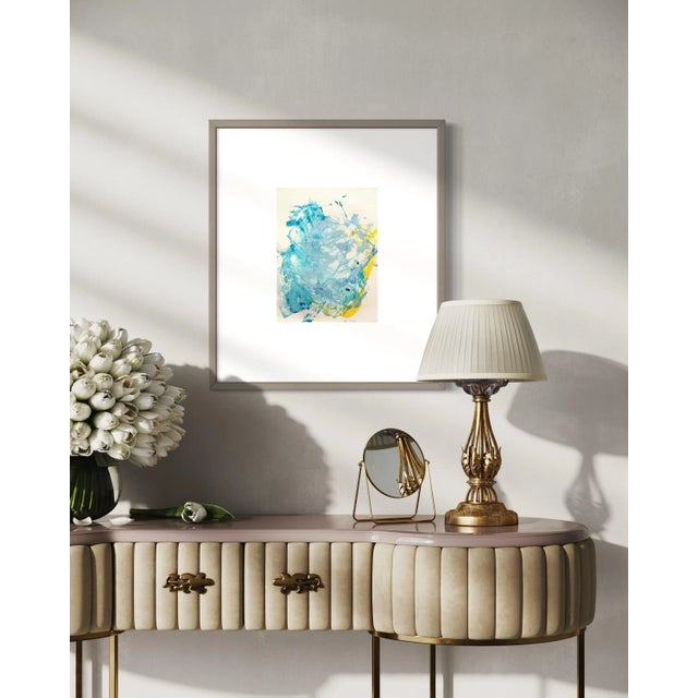 One painting from a complete series of abstract paintings made by mid career artist Ben Junta. Full of vibrant color, and...