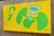 Beautiful Bright Yellow and Lime Green Abstract Giclée Item measures 53" x 29.5"x 1.5"
