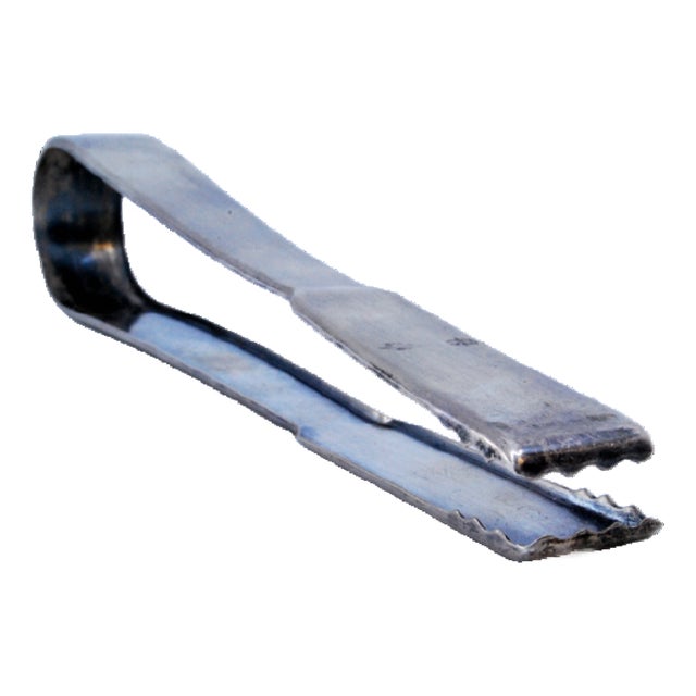 Silver Salad or Bread Tongs For Sale