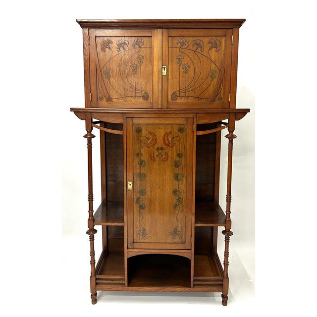 Antique Liberty Etagère by Ernesto Basile, 1910 For Sale - Image 6 of 6