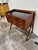 Mid-Century Modern Danish Mini Mid Century Teak Glass Top Console Night Table Vanity For Sale - Image 3 of 9
