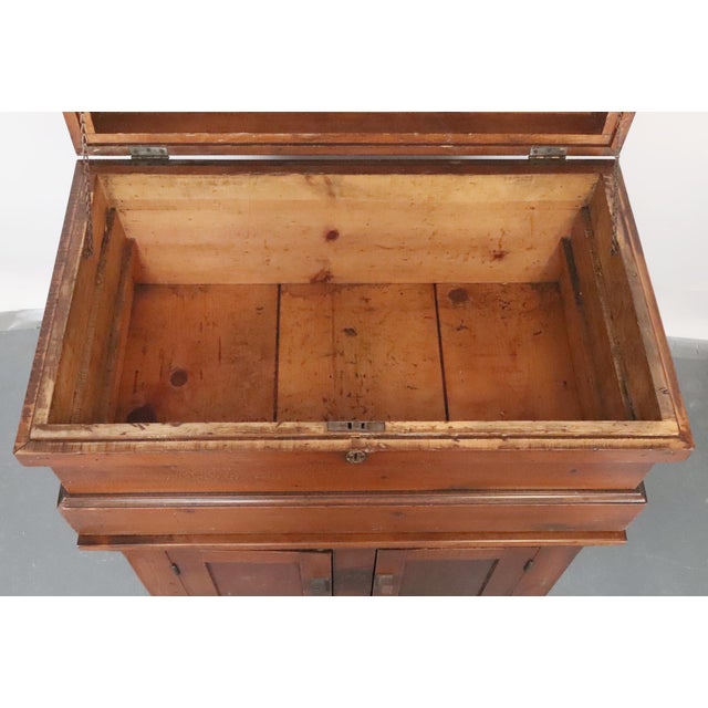 Brown Late 19th Century Victorian Pine Tool Cabinet For Sale - Image 8 of 16