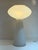 Mid-Century Modern 1960s Laurel Lamp Co. Frosted Glass Mushroom Light Lisa Johansson For Sale - Image 3 of 9
