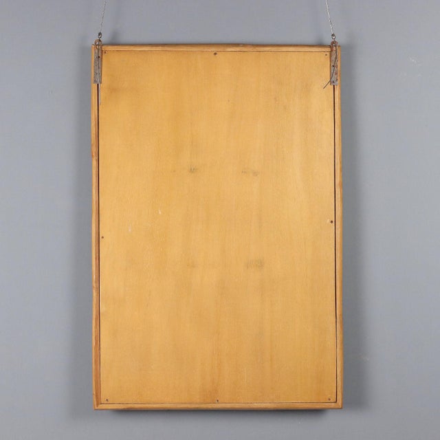 Mirror with Bamboo Frame, 1980s For Sale - Image 8 of 9