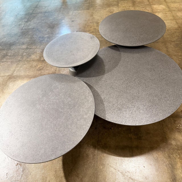 Modern Set of Four Rock Mini Side Tables by MDF Italia For Sale - Image 3 of 7