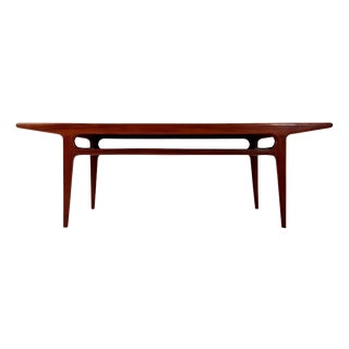 Danish Teak Coffee Table by Johannes Andersen, 1960s For Sale
