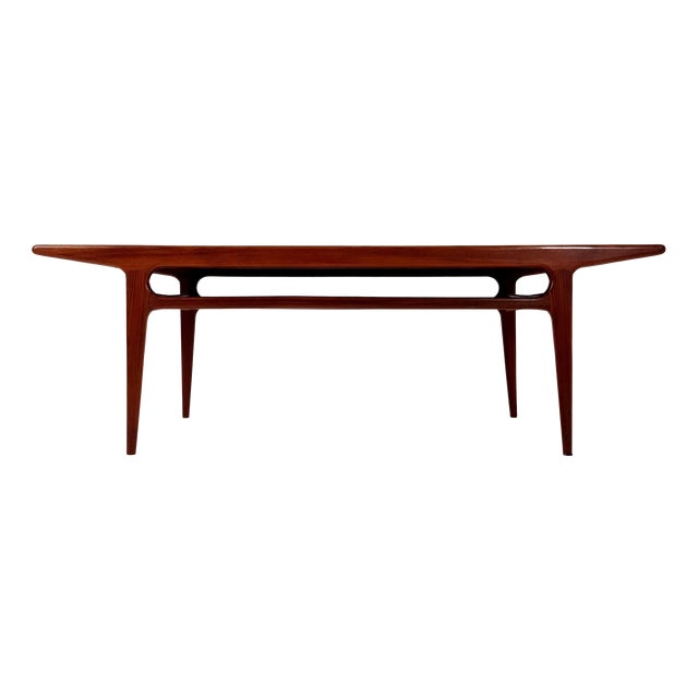 Danish Teak Coffee Table by Johannes Andersen, 1960s For Sale