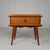 Brown Vintage Teak Bedside Table, 1960s For Sale - Image 8 of 17