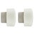 Mid-Century Modern Minimalist German Ceiling or Wall Glass Lamps from Kaiser Leuchten, 1960s, Set of 2 For Sale