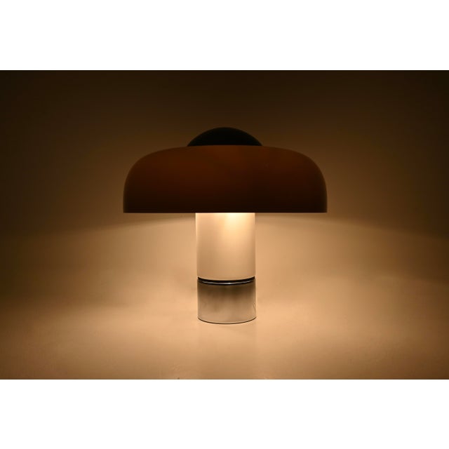 Mid-Century Modern Brumbury Table Lamp by Luigi Massoni for Guzzini, 1970s For Sale - Image 3 of 16