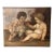 19th Century Italian School Oil Painting of the Christ Child and Infant Saint John With Lamb For Sale