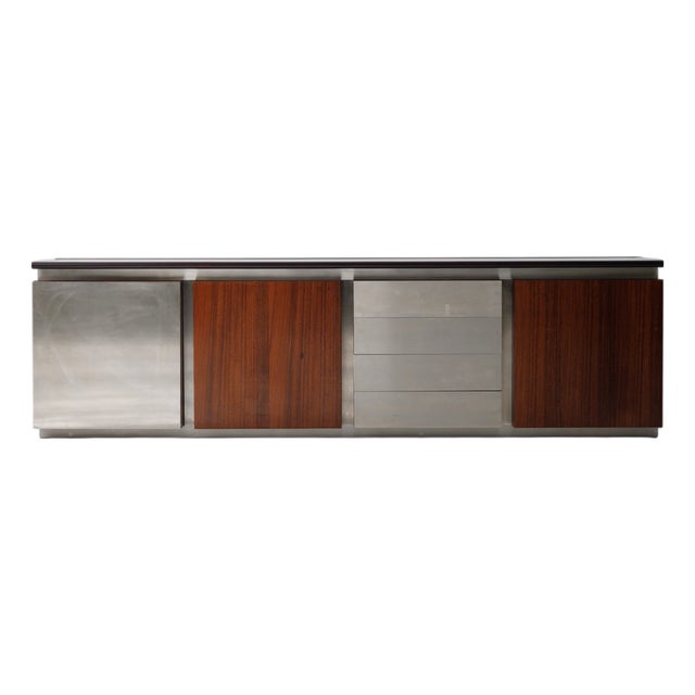 Large Parioli Sideboard or Room Divider by Giotto Stoppino for Acerbis, 1980s For Sale