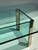 Celadon 1970s Leon Rosen for Pace Collection Glass and Brass Coffee Table For Sale - Image 8 of 12