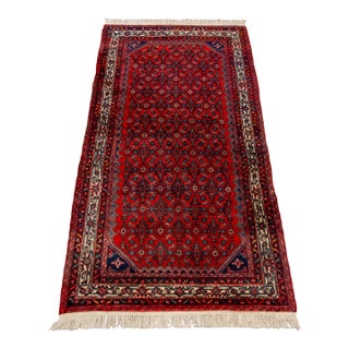 Persian Hamadan Rug, 11' X 5' 3.5" For Sale