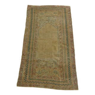 Antique Turkish Rug 7.4x3.10 For Sale