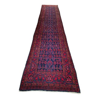 Long Middle Eastern Hamedan Rug For Sale