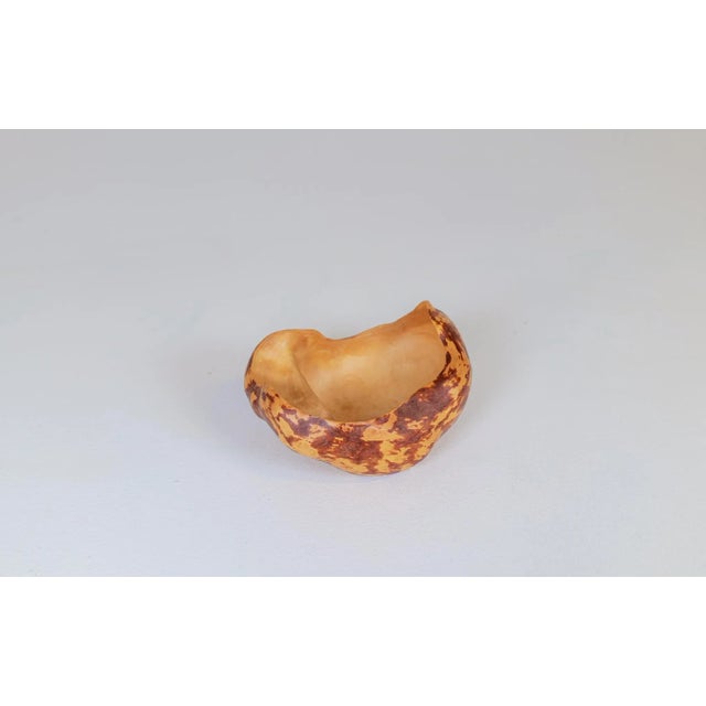 Brown Swedish Folk Art Organic Burl Bowls, 1960s, Set of 3 For Sale - Image 8 of 16