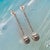 Black Tahitian Pearl Earrings 14k White Gold Certified For Sale - Image 8 of 15