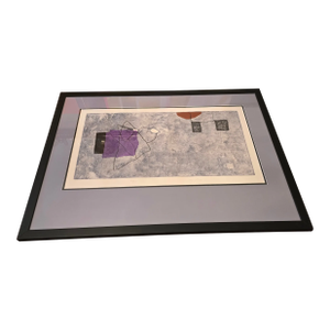 1990s Modernist Signed Limited Edition Lithograph