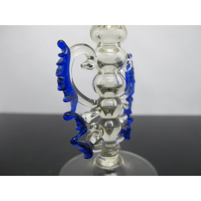 Venetian decorative wine glass, also referred to as 'Facon-de-Venise' or 'Tipetto'. Incredibly light and dainty hand blown...