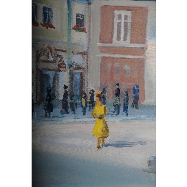 I. Wiehmann, Elector's Palace & St. Catherine's Church in Brandenburg, Oil Painting For Sale - Image 11 of 18