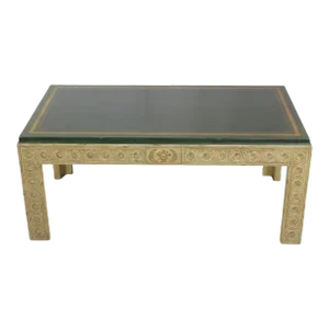 Vintage Hand-Carved and Crafted Coffee Table