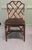 1950s Regency Style Faux Bamboo Dining Table and Chairs, 1950s, Set of 5 For Sale - Image 5 of 9