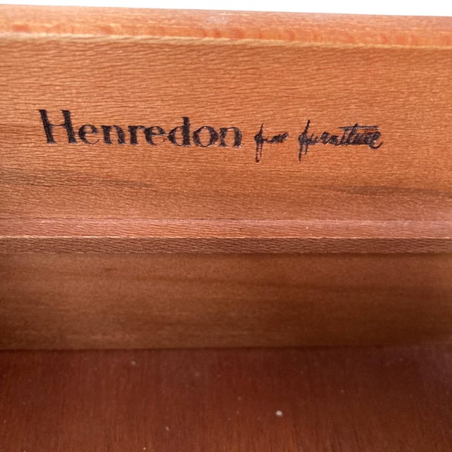 1970s Henredon Campaign King Head Board Scene One | Headboard | Campaign Furniture For Sale - Image 11 of 12