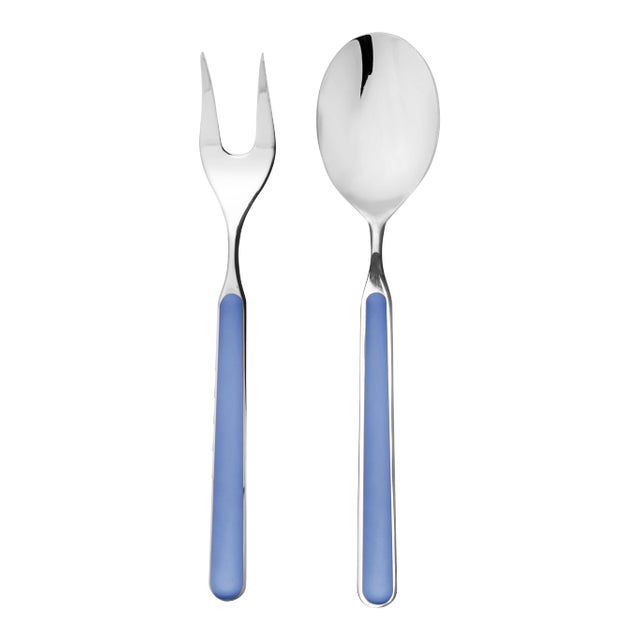 Mepra Fantasia 2-Piece Serving Set (fork & Spoon), Lavender For Sale