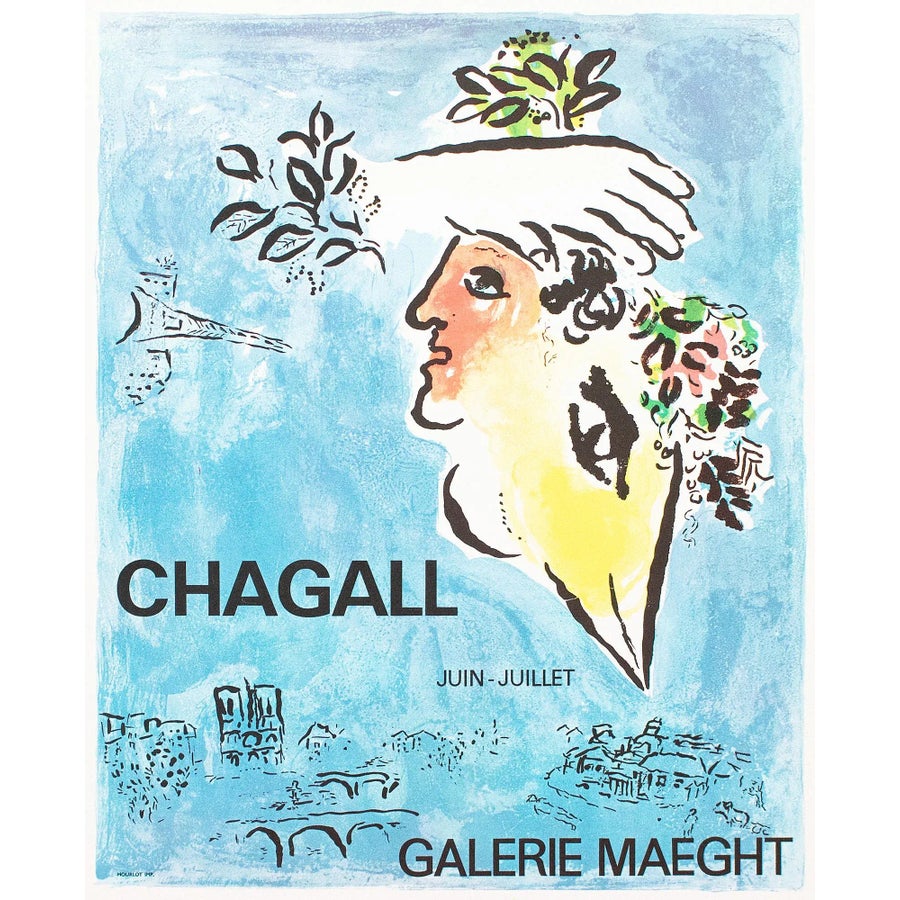 1966 After Marc Chagall, Poster for the Maeght Gallery | Chairish