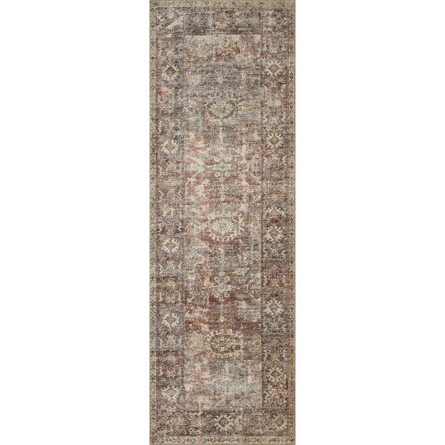 Wine Amber Lewis x Loloi Georgie Bordeaux / Antique 2'-3" x 3'-9" Accent Rug For Sale - Image 8 of 8