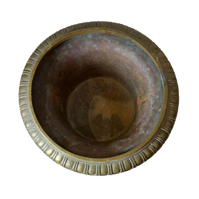 French Borghese Urns on Sienna Marble Plinths - A Pair For Sale In Tampa - Image 6 of 11