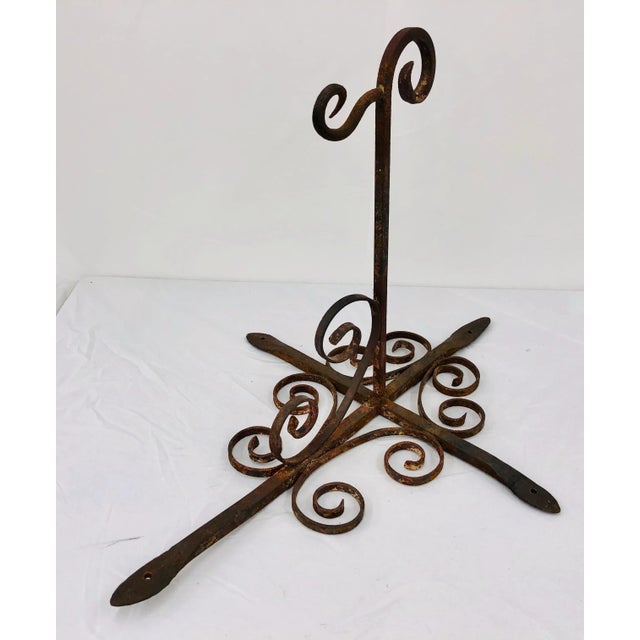 Antique Forged Iron Hanging Hook For Sale In Raleigh - Image 6 of 13
